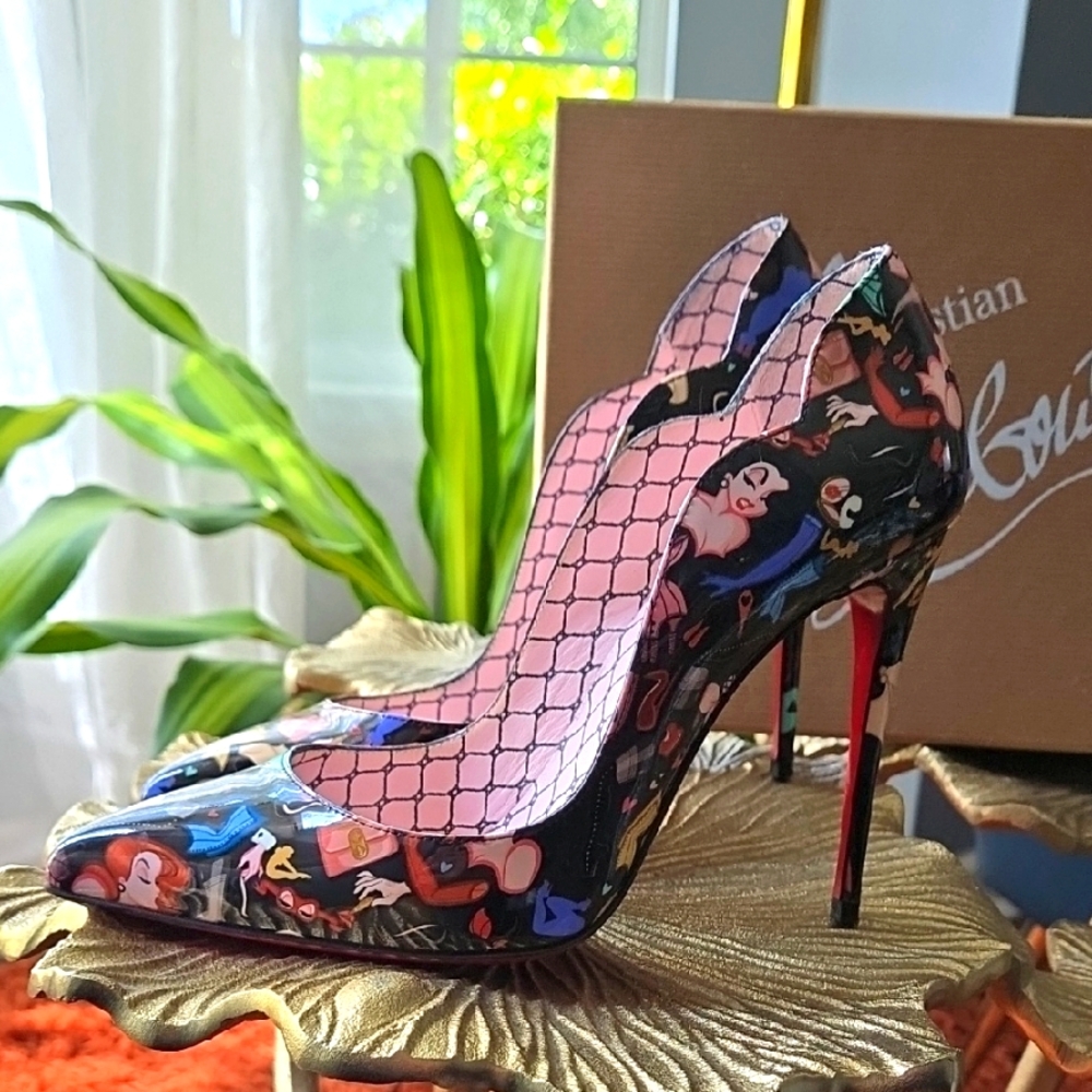Christian Louboutin Hot Chick 100 "Poupee" Size 36.5